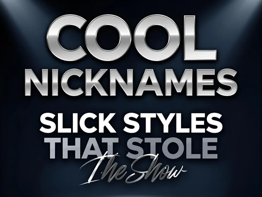 Cool Nicknames: Slick Styles That Stole the Show