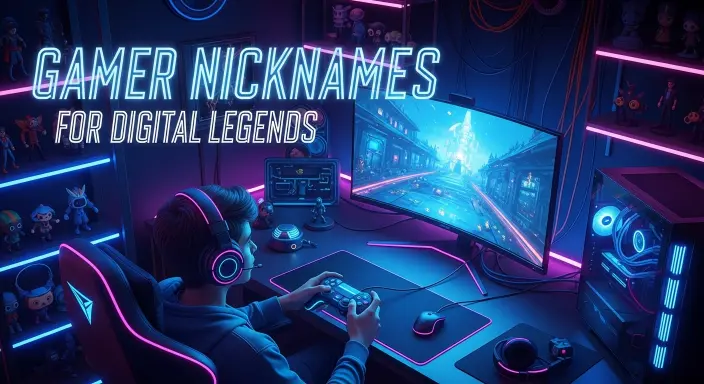 Gamer Nicknames for Digital Legends