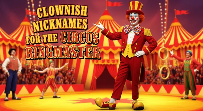 Clownish Nicknames for the Circus Ringmaster