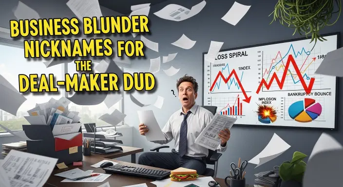 Business Blunder Nicknames for the Deal-Maker Dud