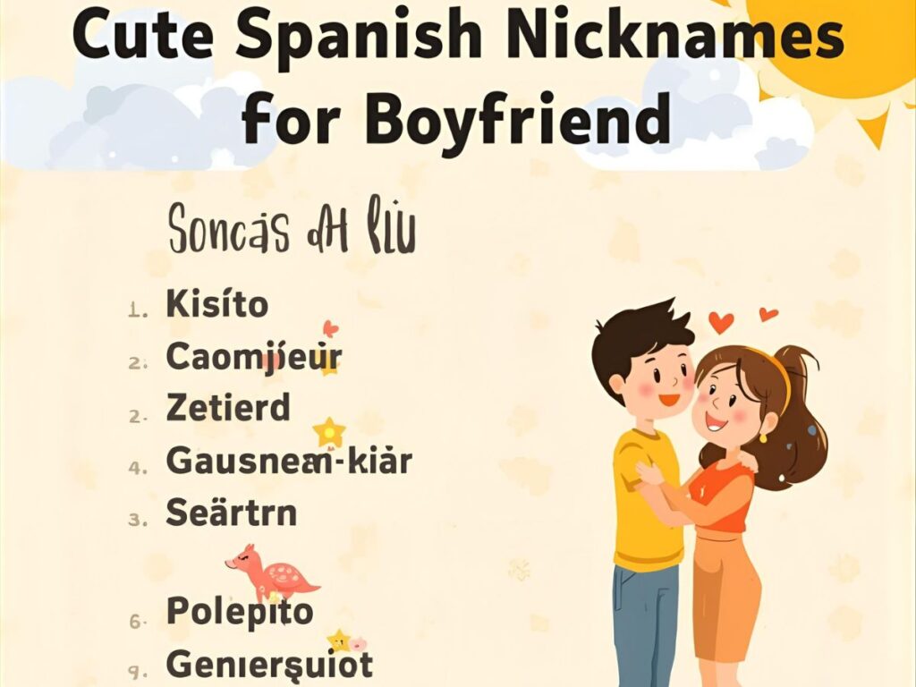 Cute Spanish Nicknames for Boyfriend