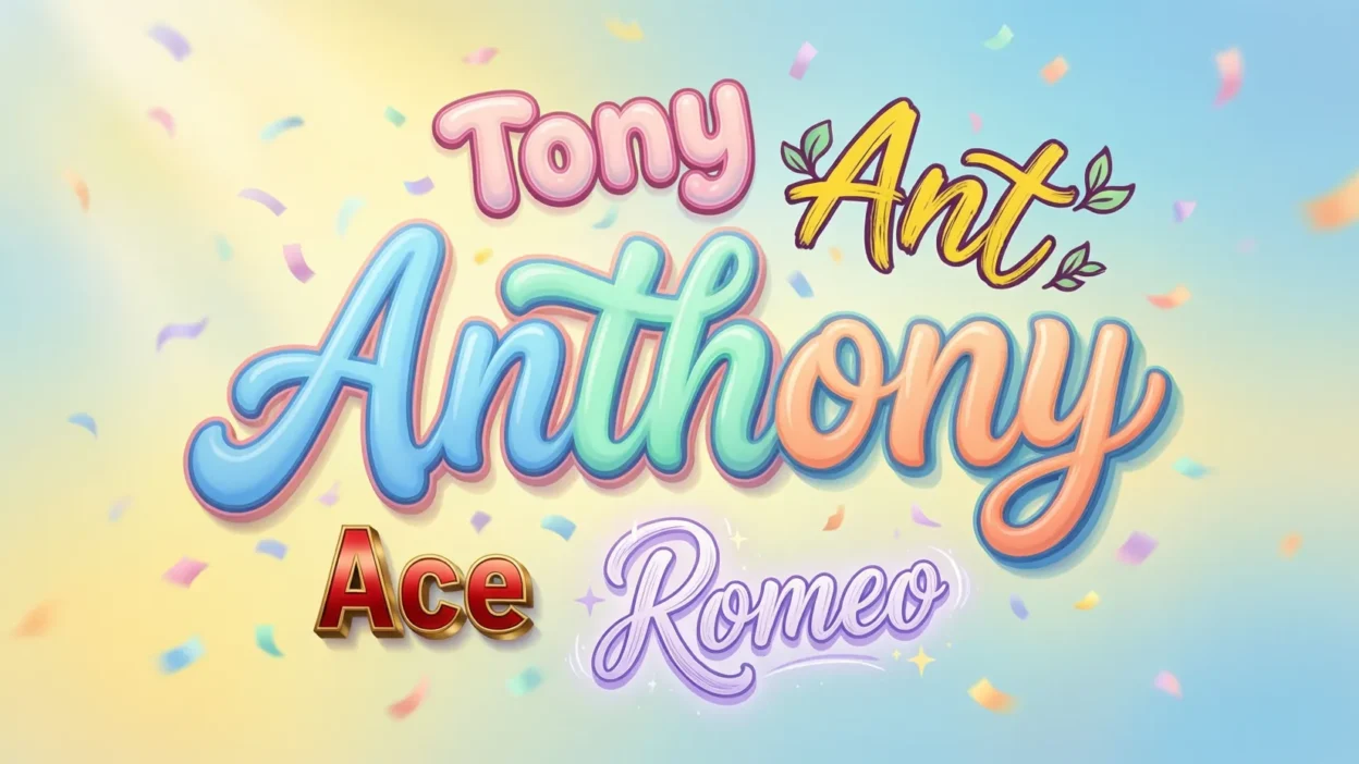 Nicknames for Anthony