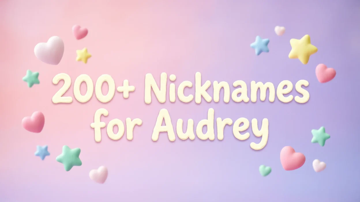 Nicknames for Audrey