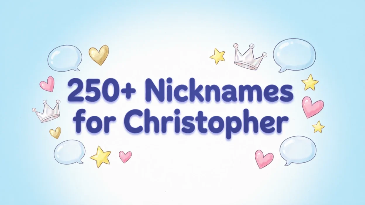 Nicknames for Christopher