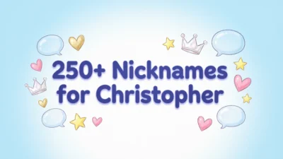 Nicknames for Christopher