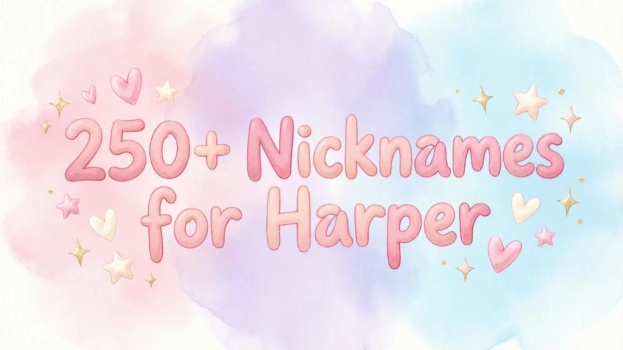 Nicknames for Harper