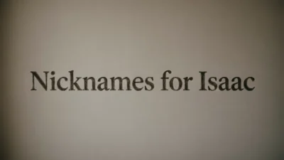 Nicknames for Isaac
