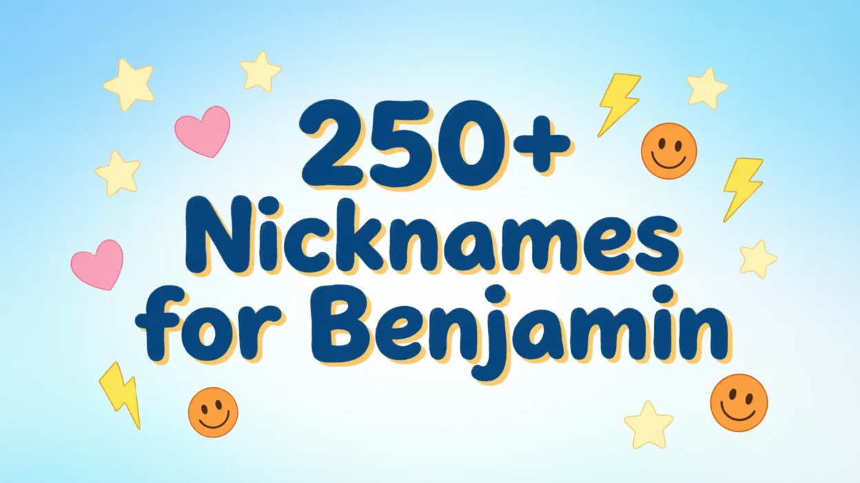 Nicknames for Benjamin