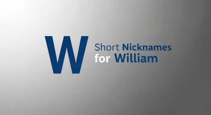 Short Nicknames for William