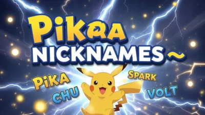 Pikachu Nicknames