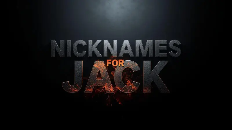 Nicknames for Jack