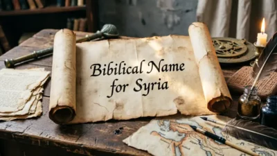 Biblical Name for Syria