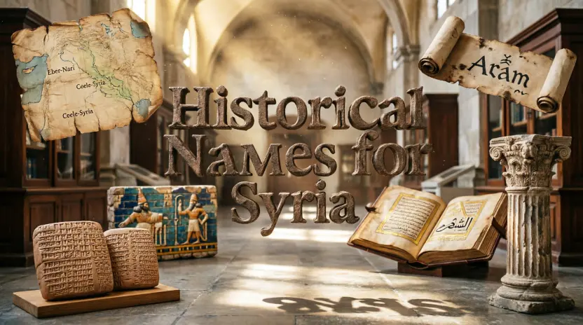 Historical Names for Syria
