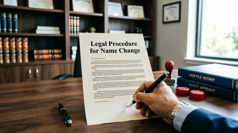 Legal Procedure for Name Change 