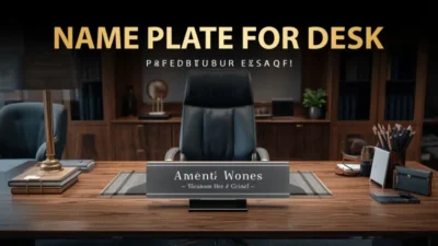Name Plate for Desk