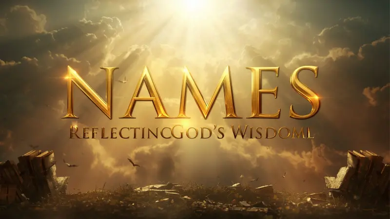 Names Reflecting God's Wisdom 