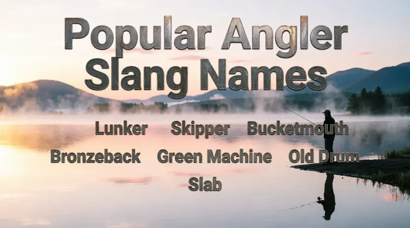 Popular Angler Slang Names