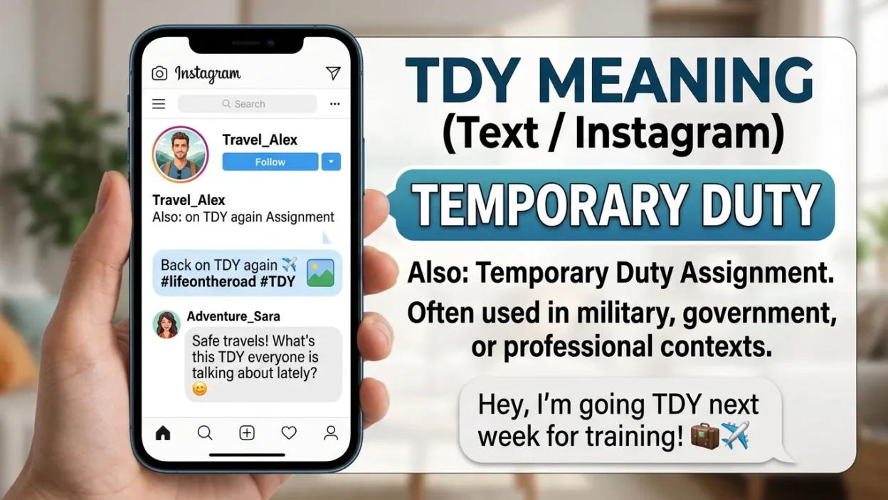 TDY Meaning in Text Instagram