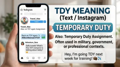 TDY Meaning in Text Instagram