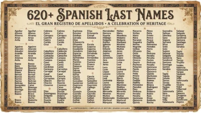 Spanish Last Names